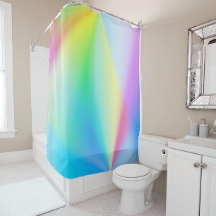 Rideaux De Douche teintes pastel irisé moderne