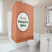 Rideaux De Douche Telle belle épice Citrouille (En situation)