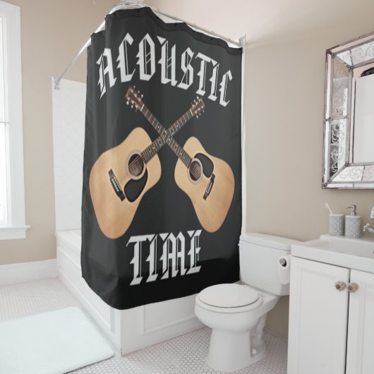 RIDEAUX DE DOUCHE TEMPS DE GUITARE (En situation)