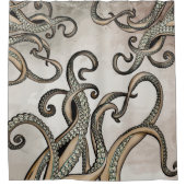 Rideaux De Douche Tentacles Monstre de la mer Kraken (Devant)