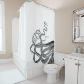 Rideaux De Douche Tentacules de poulpe (En situation)