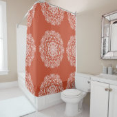 Rideaux De Douche Terracotta Mandala (En situation)