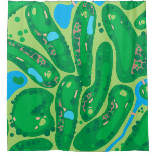 Rideaux De Douche terrain de golf par terrain de golf