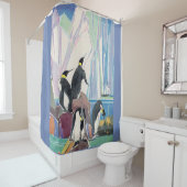 Rideaux De Douche terrain de pingouin (En situation)