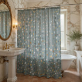 Rideaux De Douche Terrazzo moderne Motif doux Neutre