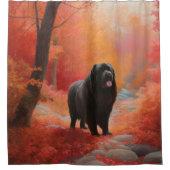 Rideaux De Douche Terre-Neuve en automne Leaves Fall Inspire (Devant)