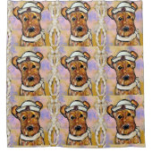 RIDEAUX DE DOUCHE TERRIER AIREDALE (Devant)
