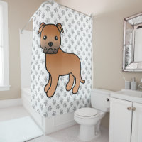 Terrier Anglais Staffordshire Bull Rouge Chien