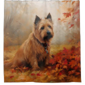 Rideaux De Douche Terrier australien en automne Leaves automne Inspi (Devant)