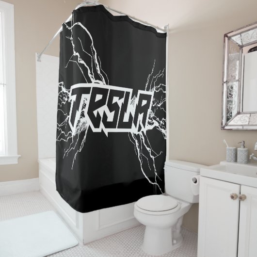 Rideaux De Douche Tesla (En situation)