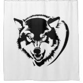 Rideaux De Douche Tête de loup (Devant)