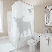 Rideaux De Douche Texas Longhorn Shadow Silhouette Shadow Buddies3 (En situation)