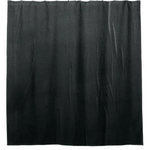 Rideaux De Douche textile noir avec fil blanc