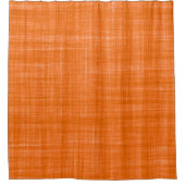 Rideaux De Douche Textile Orange Fabric Photo (Devant)