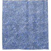 Rideaux De Douche Textura rústica azul e efeito prateado (Devant)