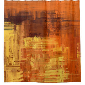 Rideaux De Douche texture Abstraite. 2d illustration. Main expressiv