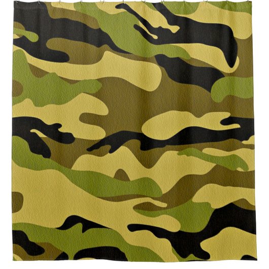 Rideaux De Douche Texture camouflage surface de soldat (Devant)