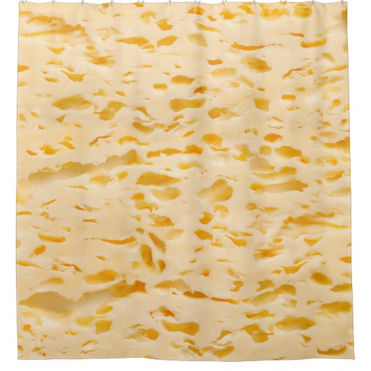 Rideaux De Douche Texture de fromage avec trous (Devant)