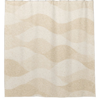 Rideaux De Douche Texture de grain minimale, douce, motif neutre