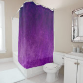 Rideaux De Douche Texture de grunge arrière - plan violette (En situation)