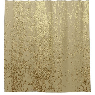 Rideaux De Douche Texture de grunge d'or pour créer un effet dépri