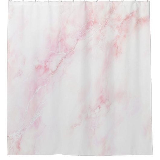 Rideaux De Douche Texture de marbre rose doux (Devant)