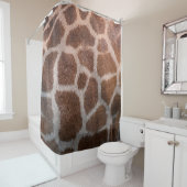 Rideaux De Douche Texture de peau de girafe (En situation)