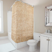 Rideaux De Douche Texture de toile (En situation)