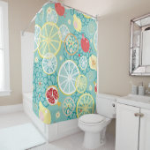 Rideaux De Douche Texture des fruits (En situation)