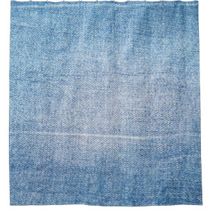 Rideaux De Douche Texture des jeans en denim bleu