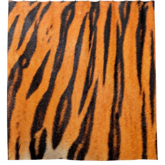 Rideaux De Douche Texture d'impression de tigre (Devant)
