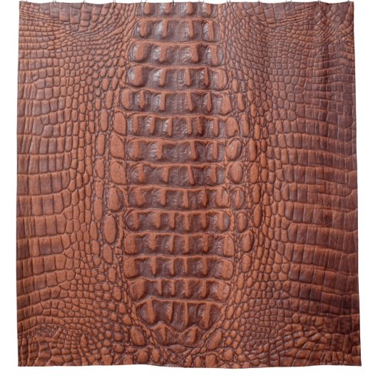 Rideaux De Douche texture en cuir Brown fond abstrait, vieilli, anim (Devant)