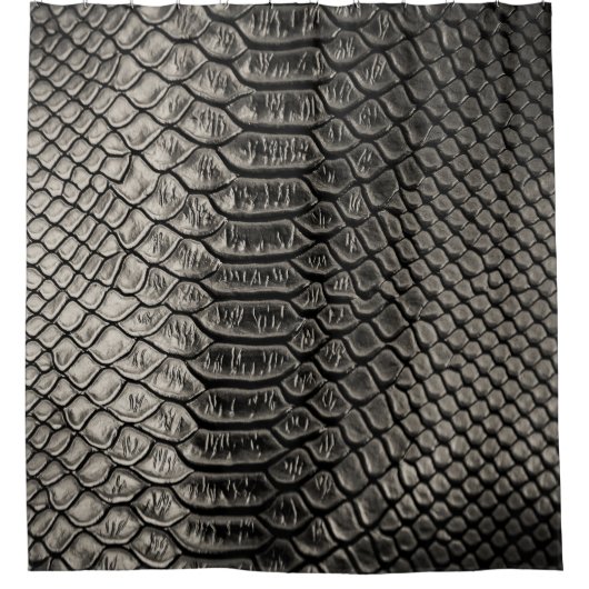 Rideaux De Douche Texture en cuir noir, utilisation arrière - plan. (Devant)