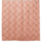 Rideaux De Douche Texture en cuir rose clair (Devant)