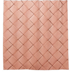 Rideaux De Douche Texture en cuir rose clair