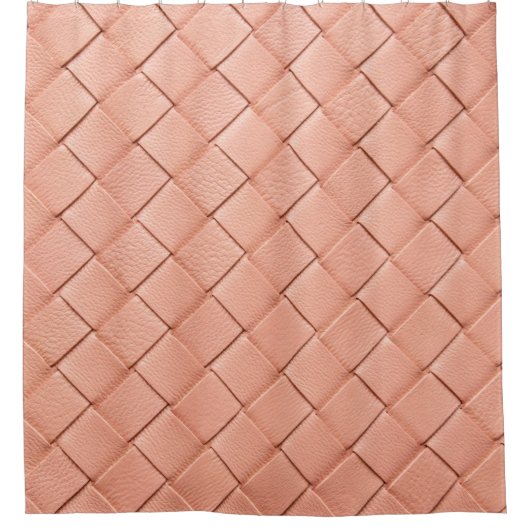 Rideaux De Douche Texture en cuir rose clair (Devant)