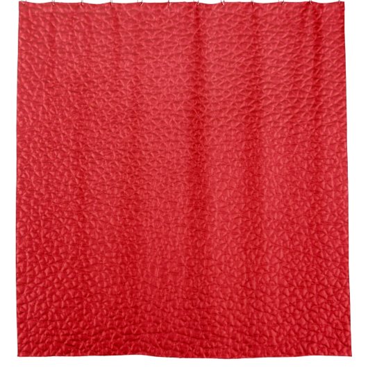 Rideaux De Douche Texture en cuir rouge (Devant)
