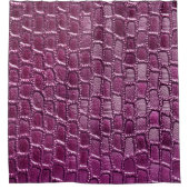 Rideaux De Douche Texture en cuir violet (Devant)