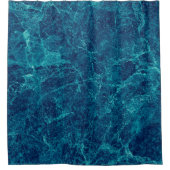 Rideaux De Douche Texture en marbre bleu marine (Devant)