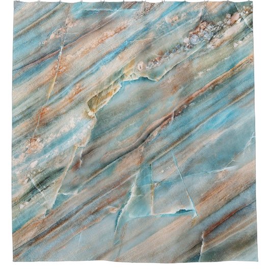 Rideaux De Douche Texture en marbre : conception d'impression haute  (Devant)