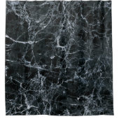 Rideaux De Douche Texture en marbre noir (Devant)