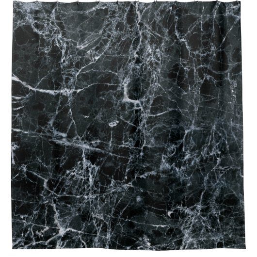 Rideaux De Douche Texture en marbre noir (Devant)