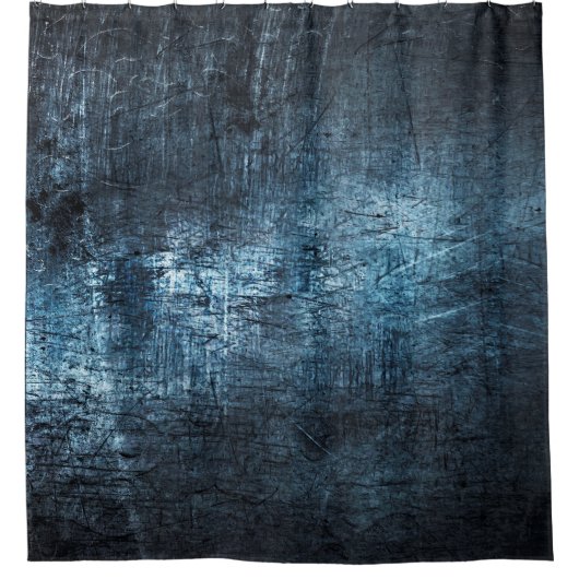 Rideaux De Douche Texture métal gris bleu arrière - plan (Devant)