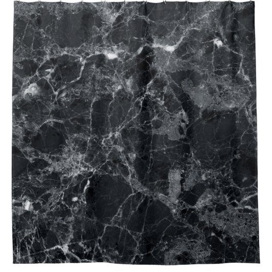 Rideaux De Douche Texture noire (Devant)