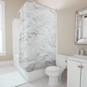 Rideaux De Douche Texture papier recouverte (En situation)