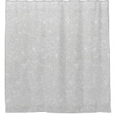 Rideaux De Douche Texture Parties scintillant argent blanc brillant  (Devant)