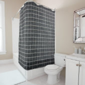 Rideaux De Douche texture tartane (En situation)