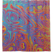 Rideaux De Douche textures psychodeliques (Devant)