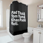 Rideaux De Douche Thai Street Food (En situation)
