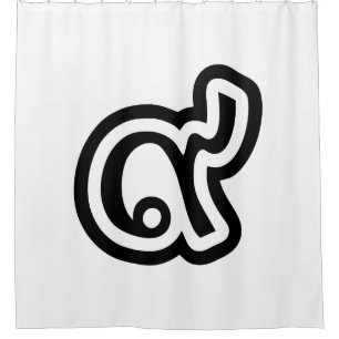 Rideaux De Douche Thaïlande Lucky Number 9 / Neuf / ๙ (Gao/Kao) Thai